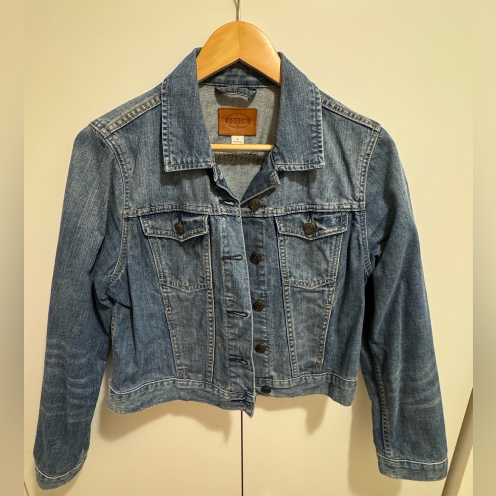 FOSSIL women’s size medium denim jacket